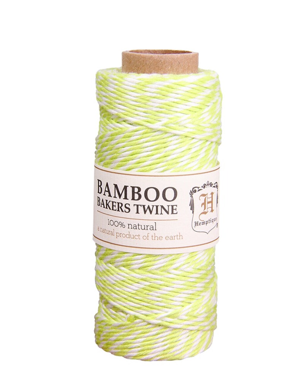 Hemptique Bamboo Bakers Twine Spools Eco Friendly Sustainable Naturally Grown Jewelry Bracelet Making Paper Crafting Scrapbooking Bookbinding Mixed Media Crocheting Macrame Seasonal Holiday Gift Wrapping Outdoor Gardening